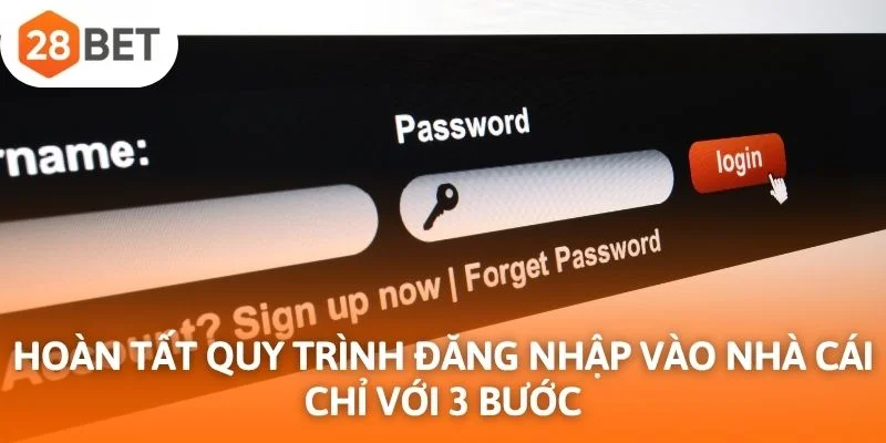 Hoàn tất quy trình đăng nhập vào nhà cái chỉ với 3 bước nhanh chóng